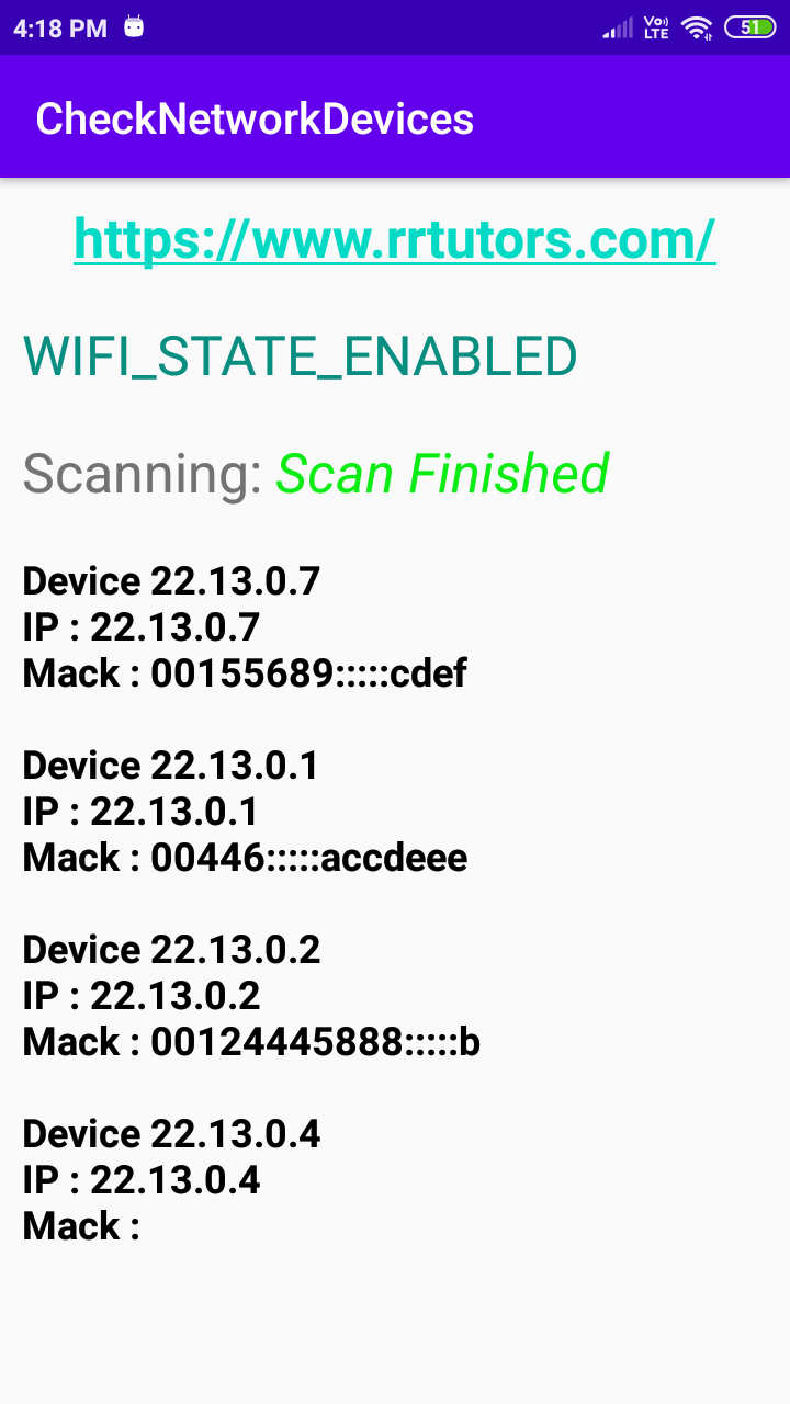 Wifi Connected Devices