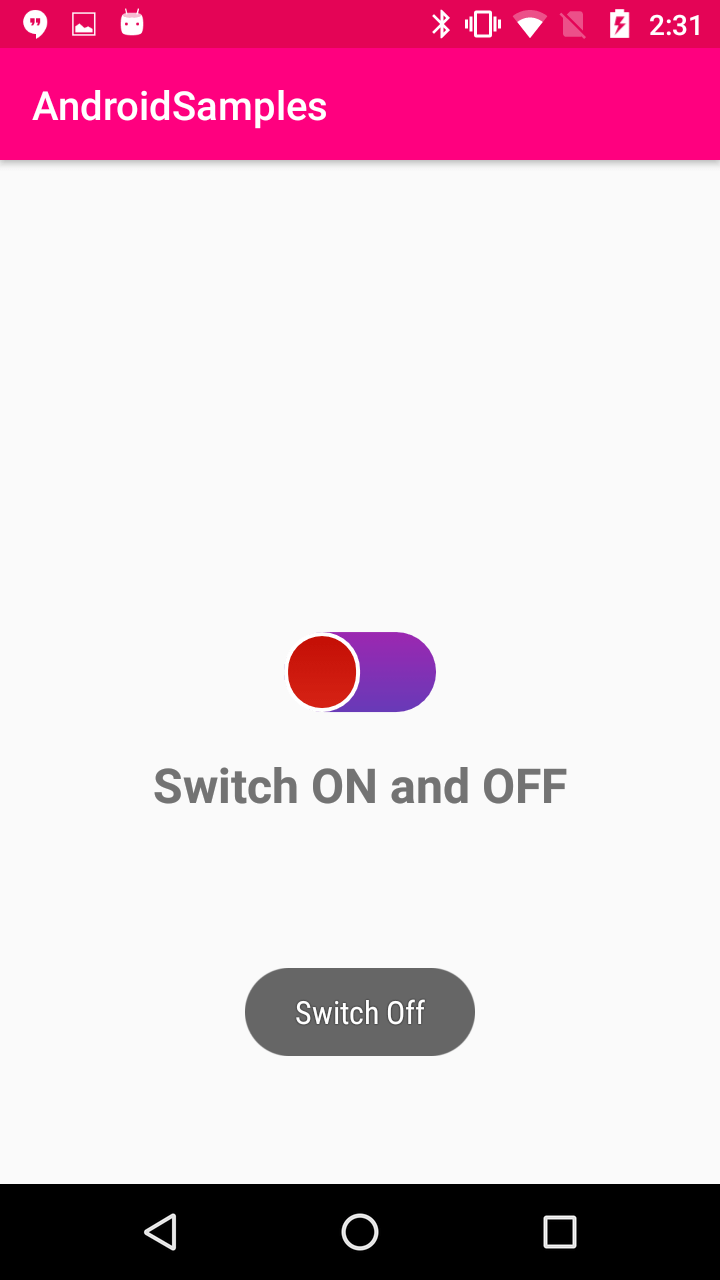 Kotlin - Android Switch Button