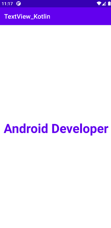 Android TextView Example