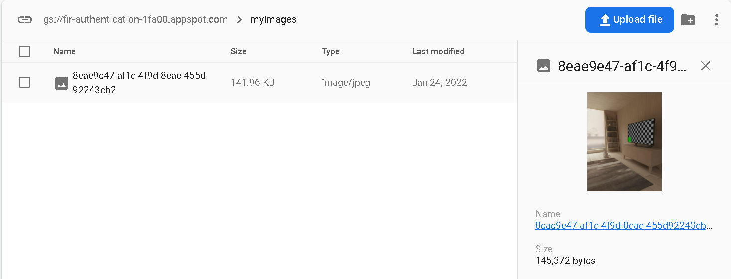 Upload Image to Firebase Storage Server Android kotliin 13