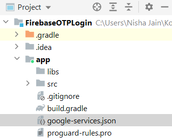 Firebase Mobile Authentication Android with kotlin code
