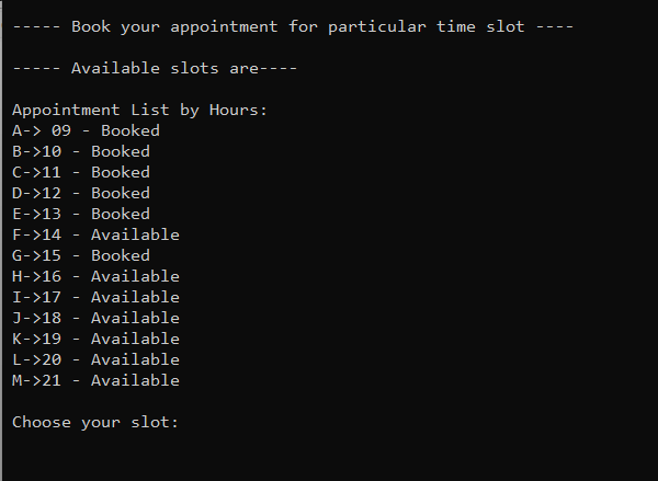 Cpp Doctor booking Appointment Project source code 2