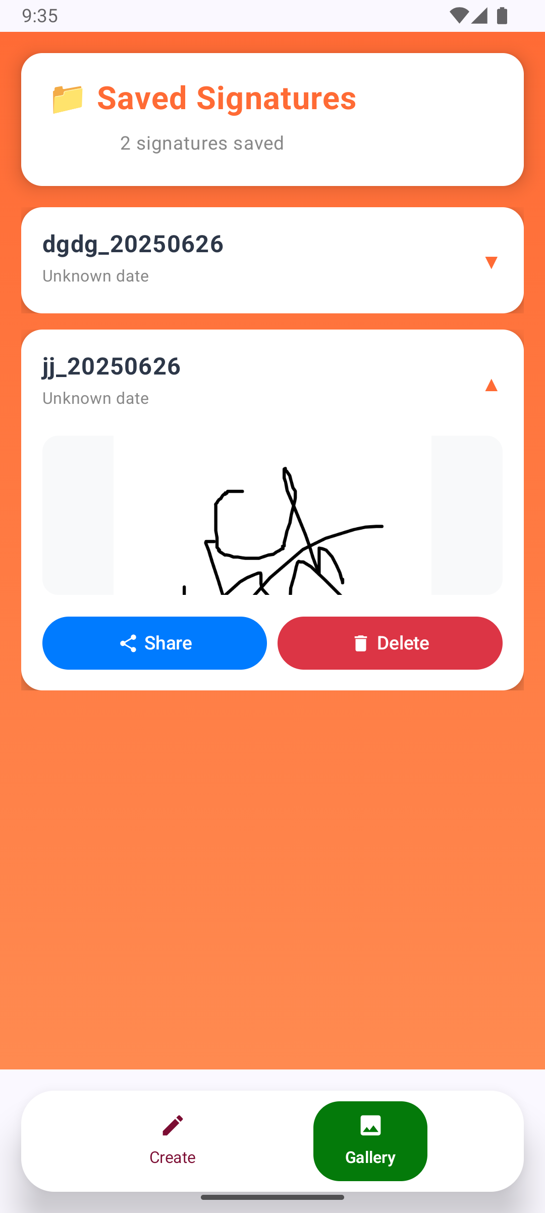 Android Digital signature with compose save