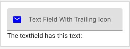 Android compose Textfield Leading icon 