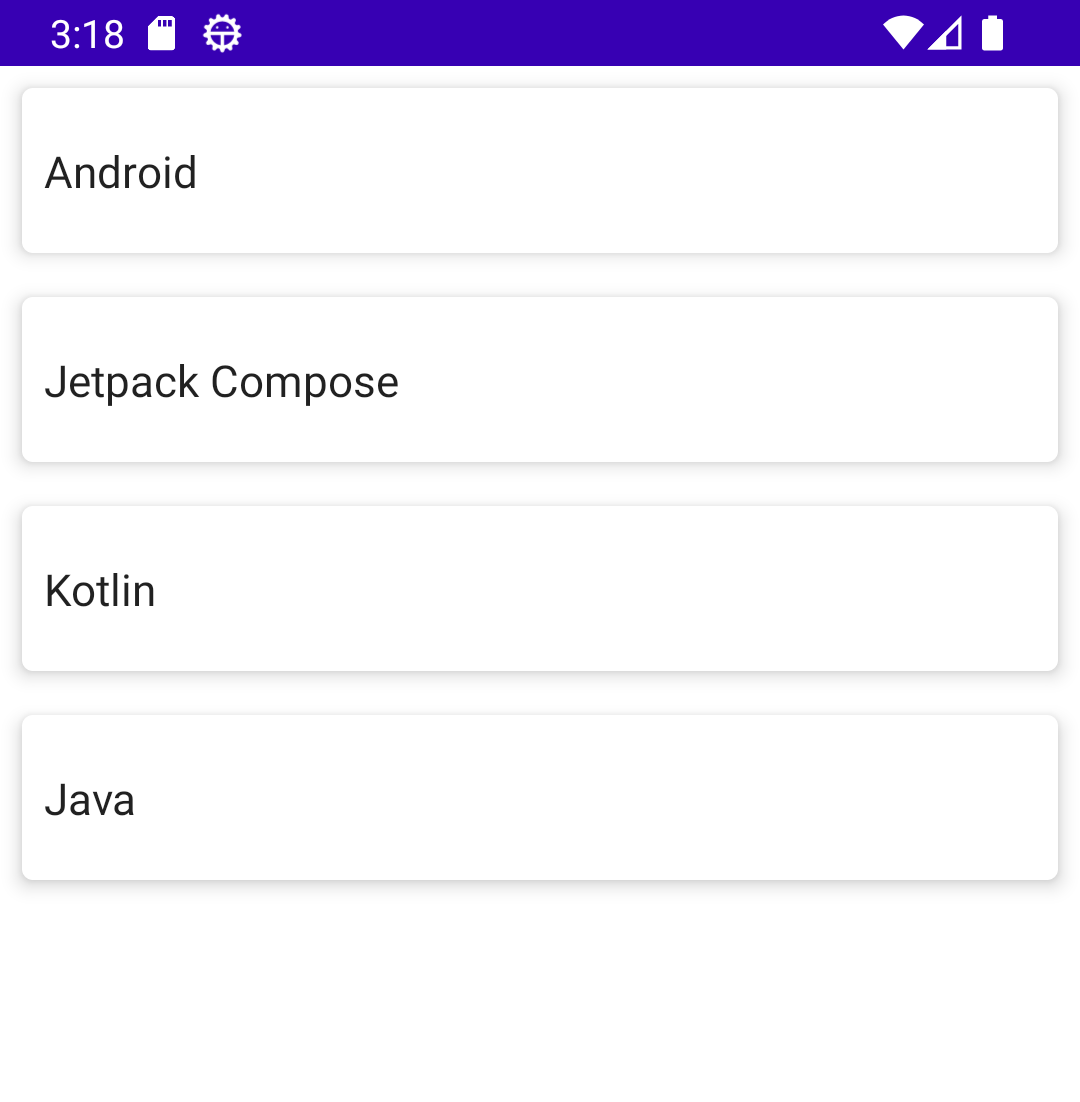 How to add margin to compose widget android kotlin