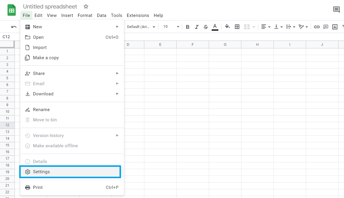 Change the date format in Google Sheets2