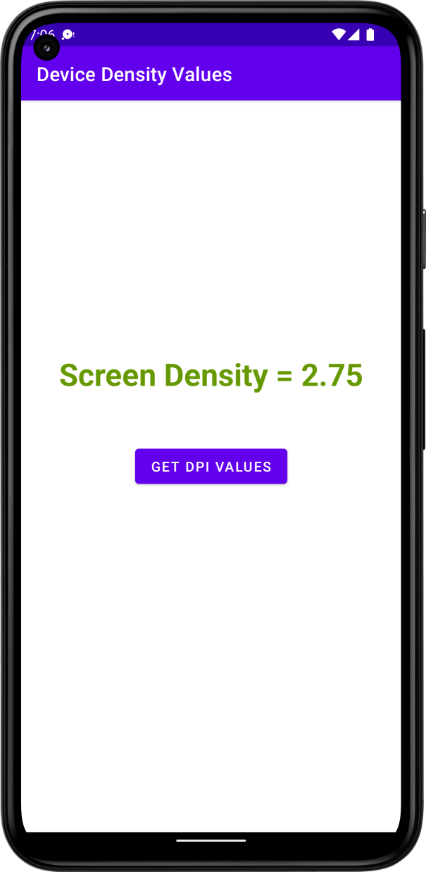 Get Device density values programatically in android with kotlin code