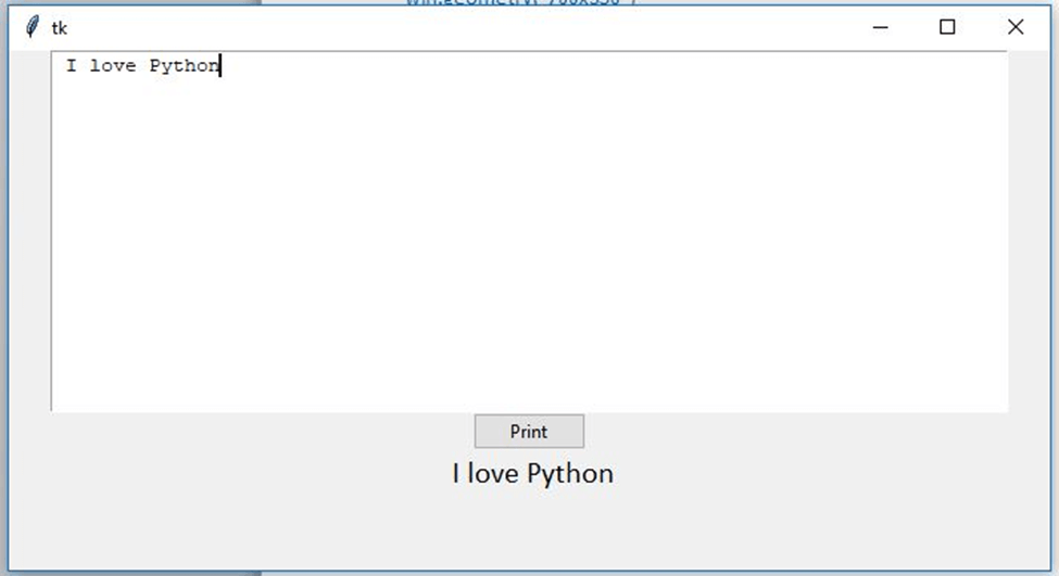 TKinter Get Text from input python
