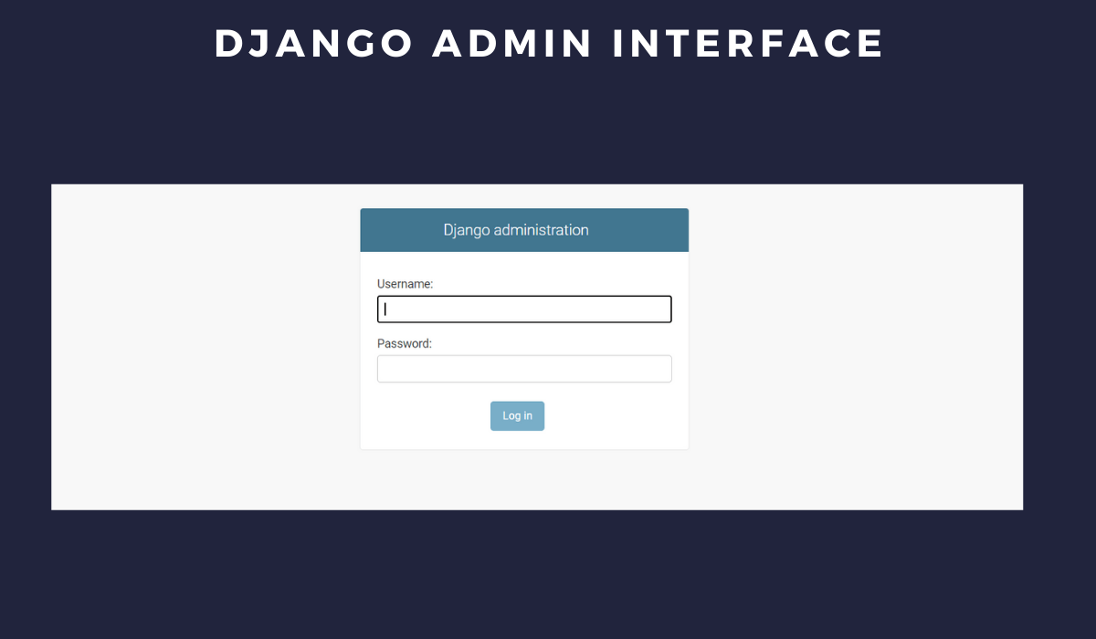 Django admin interface