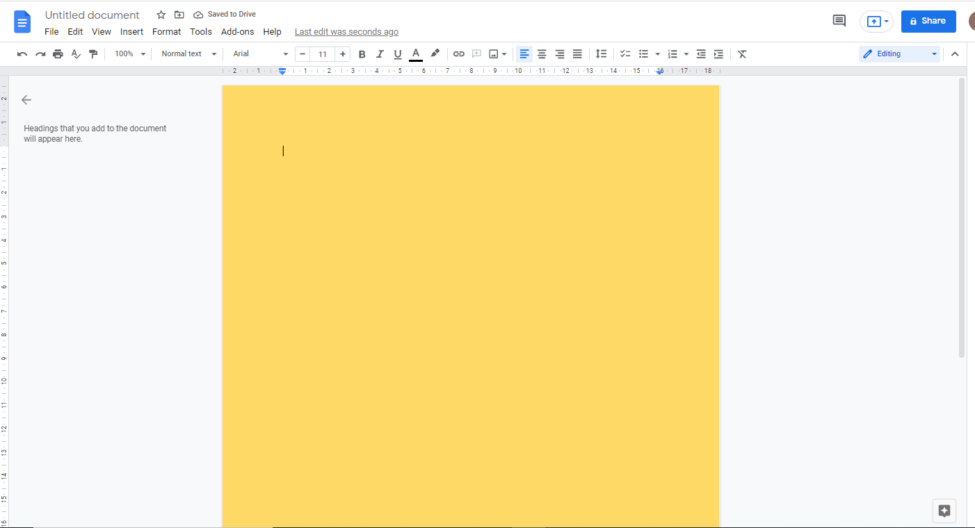 Google Doc page background 6