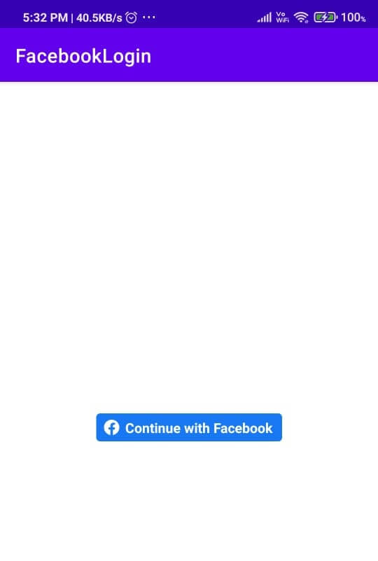 FaceBook Login and logout android