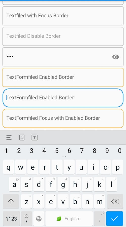 Flutter - Changing the border color of the OutlineInputBorder