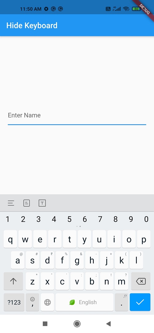 Dismiss Keyboard touch outside the textfield in flutter