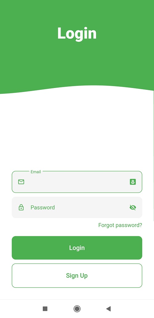 Flutter Login page with wave animation
