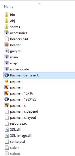 C Project - Packman game source code