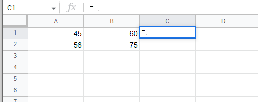 How to create a formula using a point-and-click method 