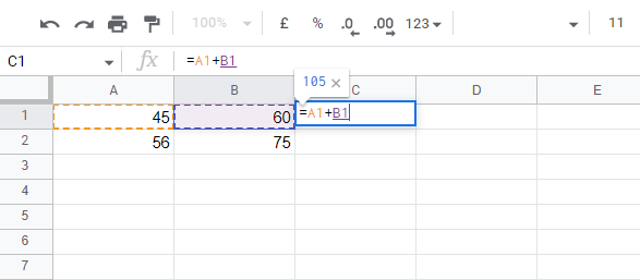How to create a formula using a point-and-click method 4