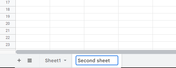 How to name and Rename Sheets5
