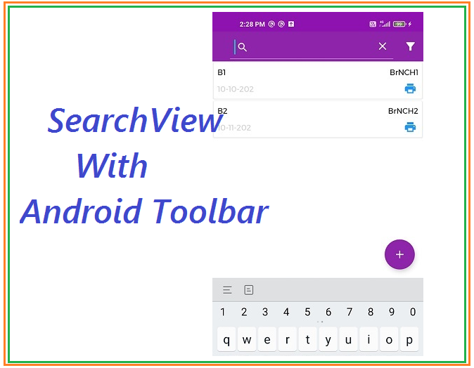 How to add ndroid Searchview inside Toolbar