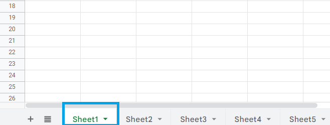 switching between Google Sheets2