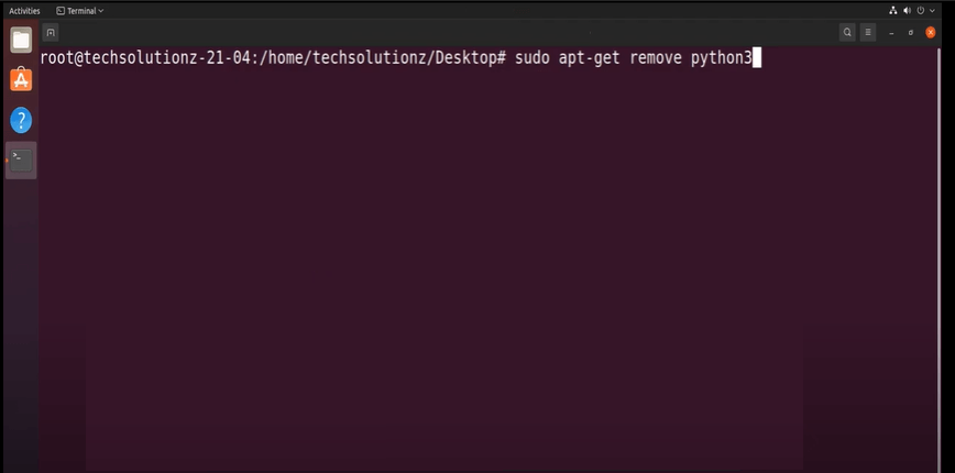  Uninstall Python in linux start uninstall 28