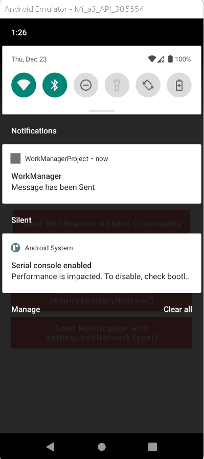Android WorkManager Shcedule task 1