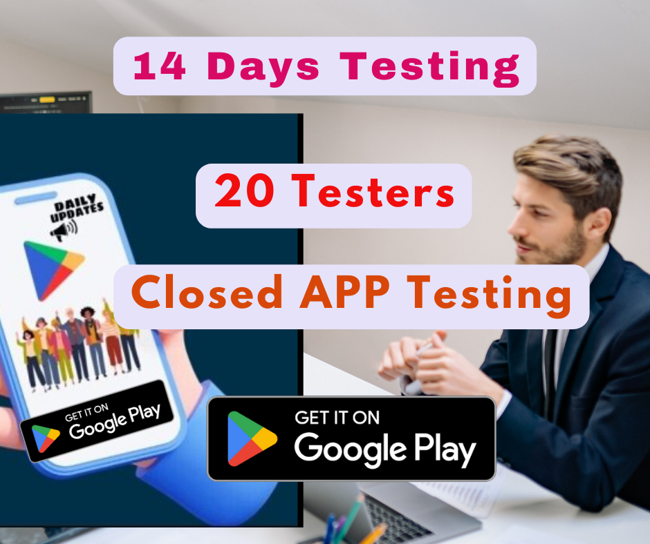 Playstore 14 days testing 20 testers